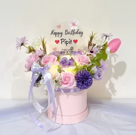 Bloom Box Akrilik Ucapan Ulang Tahun Banyumanik Semarang